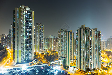 香港市市中心天际场景城市都市住宅摩天大楼景观风景建筑图片