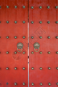 红门寺庙上海中国宗教文化孔庙外观地标地方入口红色门户网站目的地图片