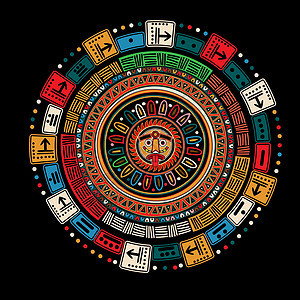 玛雅日历天文学信仰魔法圆圈历史上帝宗教遗产古物金字塔图片