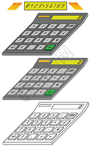 Isoetasy 视图中的数码计算器模型图片
