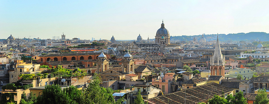 罗马天线旅游天际建筑学吸引力城市阳光历史景观建筑蓝色图片