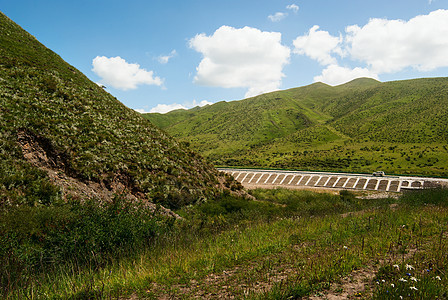 高高地山旅行荒漠化畜牧业草原环境保护山脉高原农业天空图片