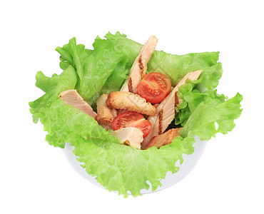 凯撒沙拉加西红柿樱桃油炸产品停止者白色草药厨房午餐绿色烹饪沙拉图片