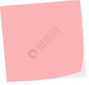 白色背景上的粉色笔记图片