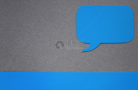 对话框框艺术插图空白盒子气泡讲话灰色说话照片蓝色图片