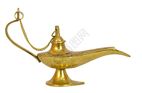 金金精灵灯油灯魔法精灵魔灯展示黄铜青铜冒险金子神话图片