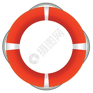 EPS 10 白背景孤立的红生命浮标EPS 10矢量圆圈保险帮助风险海滩巡航橡皮危险情况生存图片