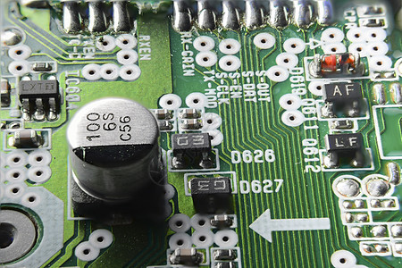电路和箭头电容器技术电路板芯片卡片母板焊接芯片组数据电阻器图片