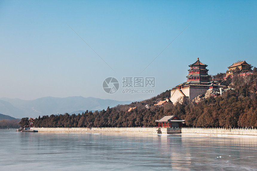 北京夏季宫的冬季图片