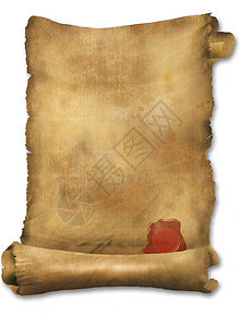 纸张滚动棕色纹理古董床单文档空白历史手稿黄色羊皮纸图片