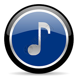 音乐图标音乐播放器立体声电脑手机商业互联网蓝色音乐会笔记网站图片