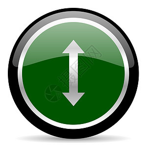 箭头图标绿色课程网络插图圆圈按钮导航光标行动图片