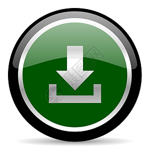 下载图标插图箭头导航控制绿色圆圈按钮网络图片
