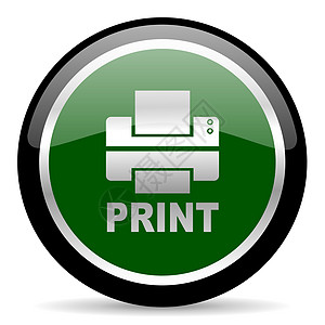 打印机图标文档圆圈办公室打印工具传真印刷外设按钮网络图片