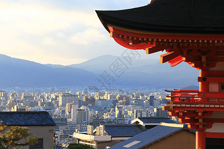 冬季日本京都庆津寺石头入口忍者神社历史性地标遗产宗教清水武士图片