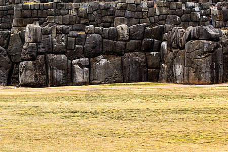 在秘鲁库斯科Cuzco看到墙壁城市世界历史宗教文明拉丁废墟旅行村庄比丘图片