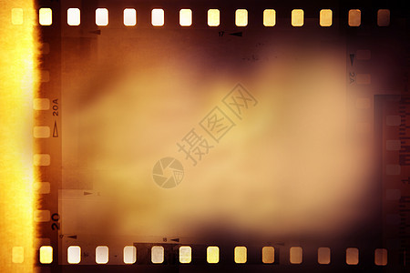 电影片条带子设计拼贴画乡愁棕色框架剪辑元素电影棕褐色图片
