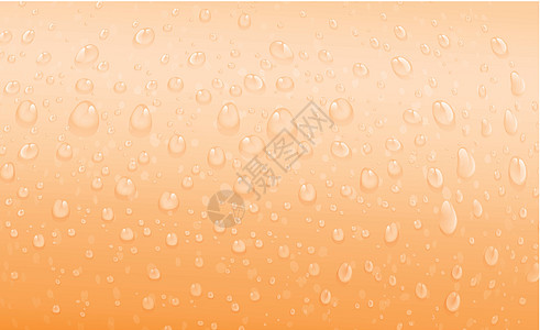 橙黄色水滴橙子水性疏水学究液体表面飞沫作用草图小球图片