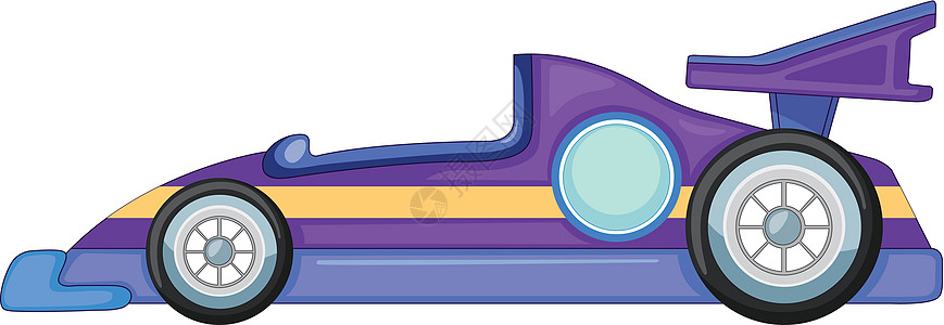 玩具赛车一个紫色的ca草图跑车汽车孩子们绘画运动蓝色车轮圆圈轮子设计图片