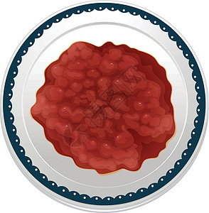 豆酱餐具服务用餐用具炊具营养午餐食物盘子绘画图片