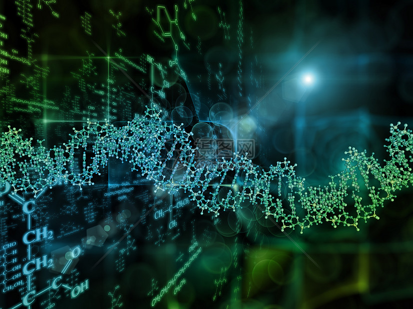 有机化学粒子技术基因力量药品插图开发学校理论缩影图片