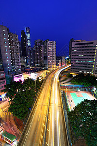 城市高速公路蓝色建筑速度商业景观金融交通市中心踪迹运动图片