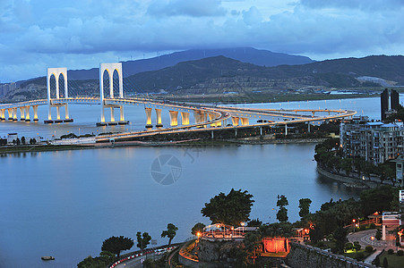 澳门赛万桥灯光珍珠货车灯柱两极建筑风景建筑学天空地标图片