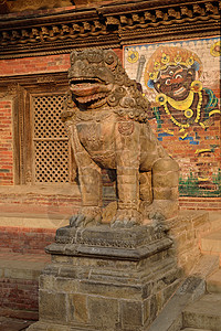 杜尔巴广场的雕塑 恶魔的中心 鼻梁神社旅游传统历史性文化石头宗教雕像狮子寺庙图片