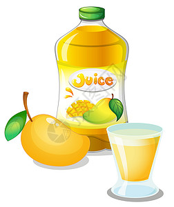 芒果果汁饮料图片