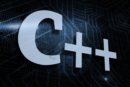 C++ 对抗未来黑色和蓝色背景图片