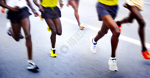 马拉松跑者  模糊运动人群跑步速度街道力量竞赛耐力运动员竞争福利图片