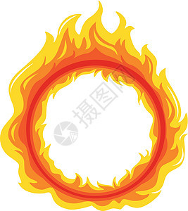 火球白色戒指流星卡通片剪贴绘画闪电三色火焰黄色图片