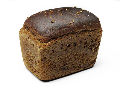 面包早餐饮食黑色小麦脆皮棕色白色粮食食物营养背景图片