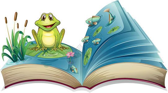 一本关于池塘中青蛙故事的书图片