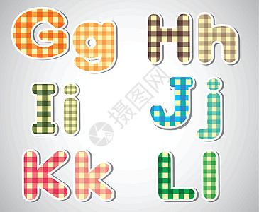 色彩多彩的字母字母图片