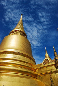 泰国曼谷的塔达宝塔教会金子灵论者宗教建筑学信仰文化考古学万物图片