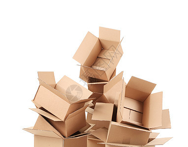 堆叠的纸箱办公室财产标签仓库货运贮存运输货物库存储存图片