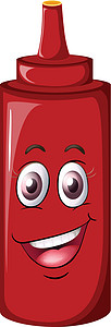 一瓶 fac贮存插图瓶子情绪红色材料眼睛店铺绘画玻璃图片