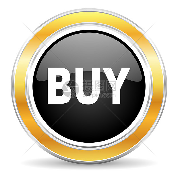 购买图标购物网络销售按钮大车零售广告圆圈黑色市场图片