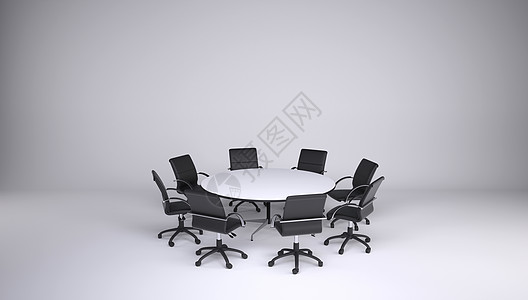 圆桌会议和八次办公室主席大洲桌子职业会议室讨论家具客户房间公司椅子图片