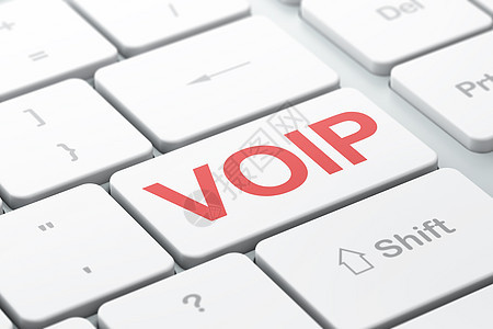 SEO 网络开发概念 关于计算机键盘背景的VOIP网络电话高清图片素材