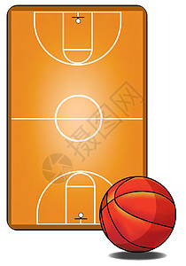 篮球字段地形沥青法庭篮子玩家插图团队场地竞赛中心图片