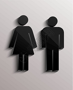 男人和女人的标志标签蓝色洗手间信号飞机场休息房间民众男人洗澡图片