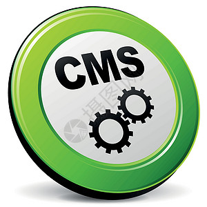 矢量 cms 3d 图标主持人软件概念网站白色互联网设计博客技术徽章图片