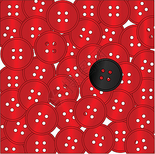 按钮键紧固件红色个性绘画领导者力量艺术收藏克隆圆形图片