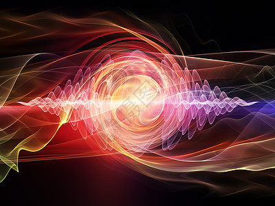 波波粒子运动原子光子数学开发电子物理实验室虚拟现实几何学图片