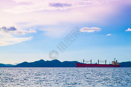 货货船海岸旅行载体天空运输船运海洋服务港口油船图片