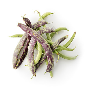 孤立的豆类豆荚化合物紫色大豆细绳花园大理石纹船体农业碳水图片