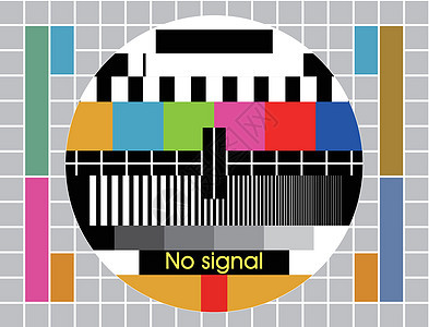 矢量测试 tv 屏幕背景黑色插图手表信号广播展示播送传播接待监视器图片