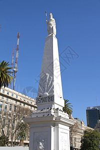 五月广场联邦首都地标自由柱子解放雕像英雄历史观光图片